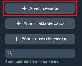 Añadir servidor en la interfaz gráfica de Dragsa