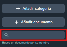 Buscar un documento en la interfaz gráfica de Dragsa