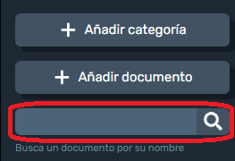 Buscar un documento en la interfaz gráfica de Dragsa