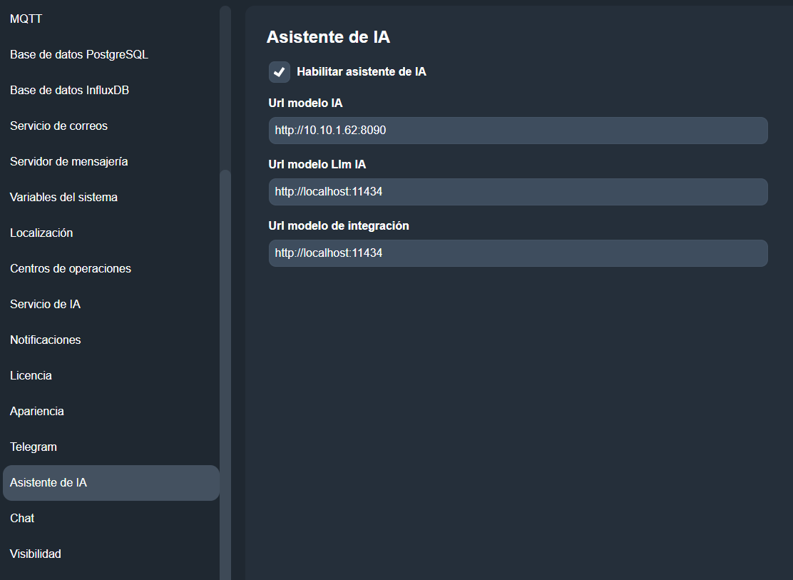 asistente IA de la interfaz gráfica de Dragsa