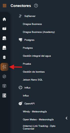 Página de conectores