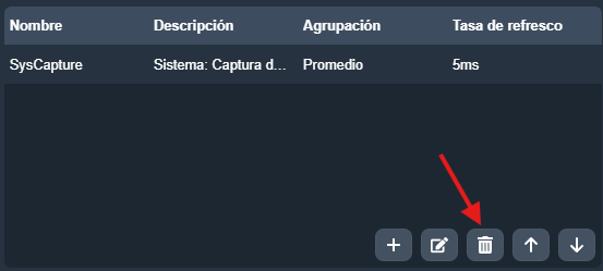 eliminar variable a exportar en la interfaz gráfica de Dragsa