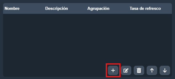 Botón para añadir variables a una exportación de datos