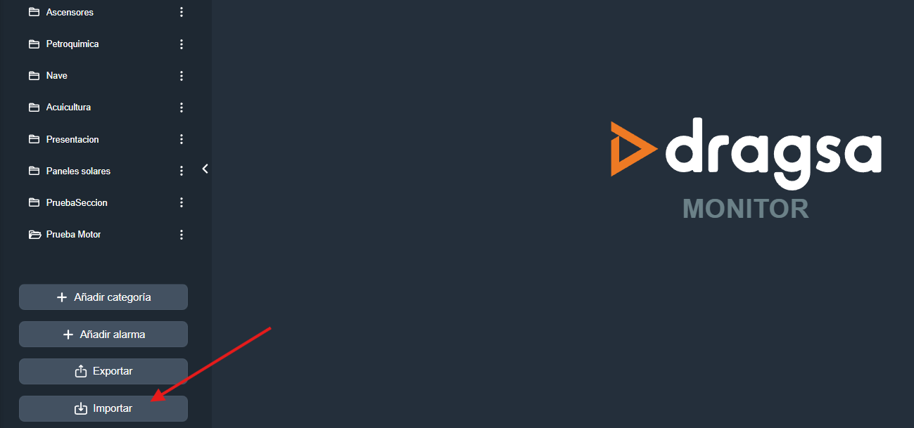 Importar alarma en Dragsa