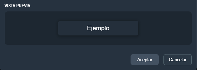 Vista previa botón de enlace en paneles de la interfaz gráfica de Dragsa