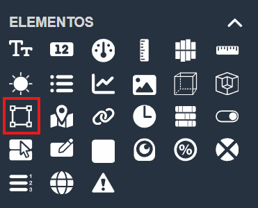 Imagen Vectorial en paneles de la interfaz gráfica de Dragsa