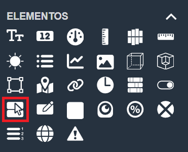 Selector de estados en paneles de la interfaz gráfica de Dragsa